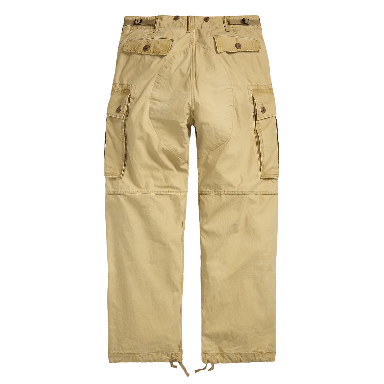 RRL By Ralph Lauren Ranger Poplin Cargo Trouser Faded Khaki - The Sporting Lodge