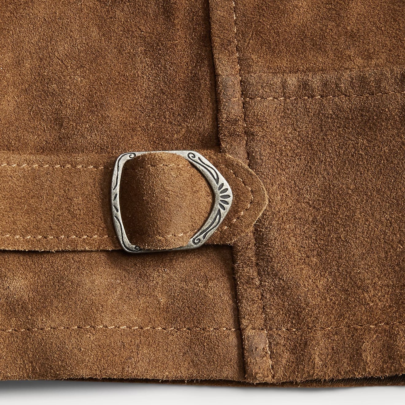 RRL By Ralph Lauren Roughout Suede Jacket Brown - The Sporting Lodge