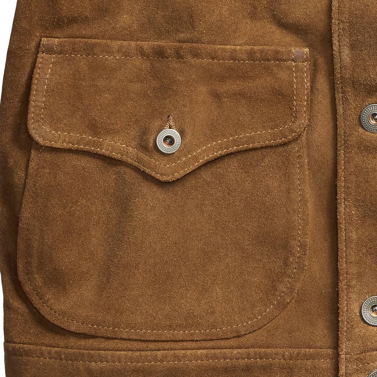 RRL By Ralph Lauren Roughout Suede Jacket Brown