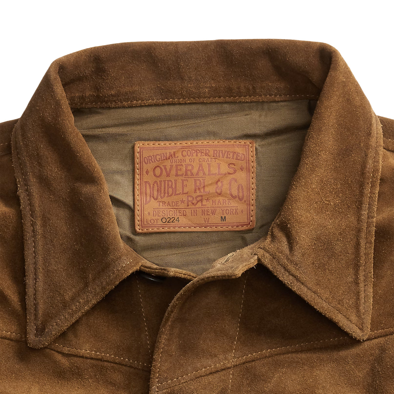 RRL By Ralph Lauren Roughout Suede Jacket Brown