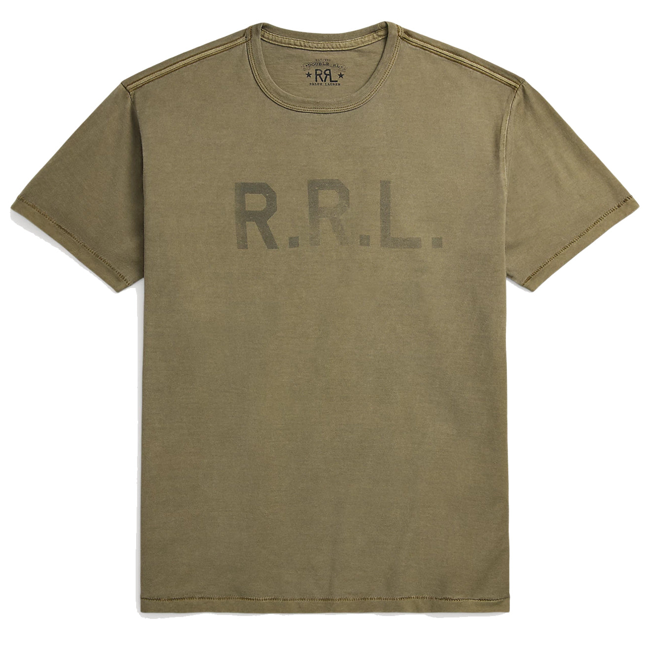 RRL By Ralph Lauren S/S Graphic T Shirt New Olive - The Sporting Lodge