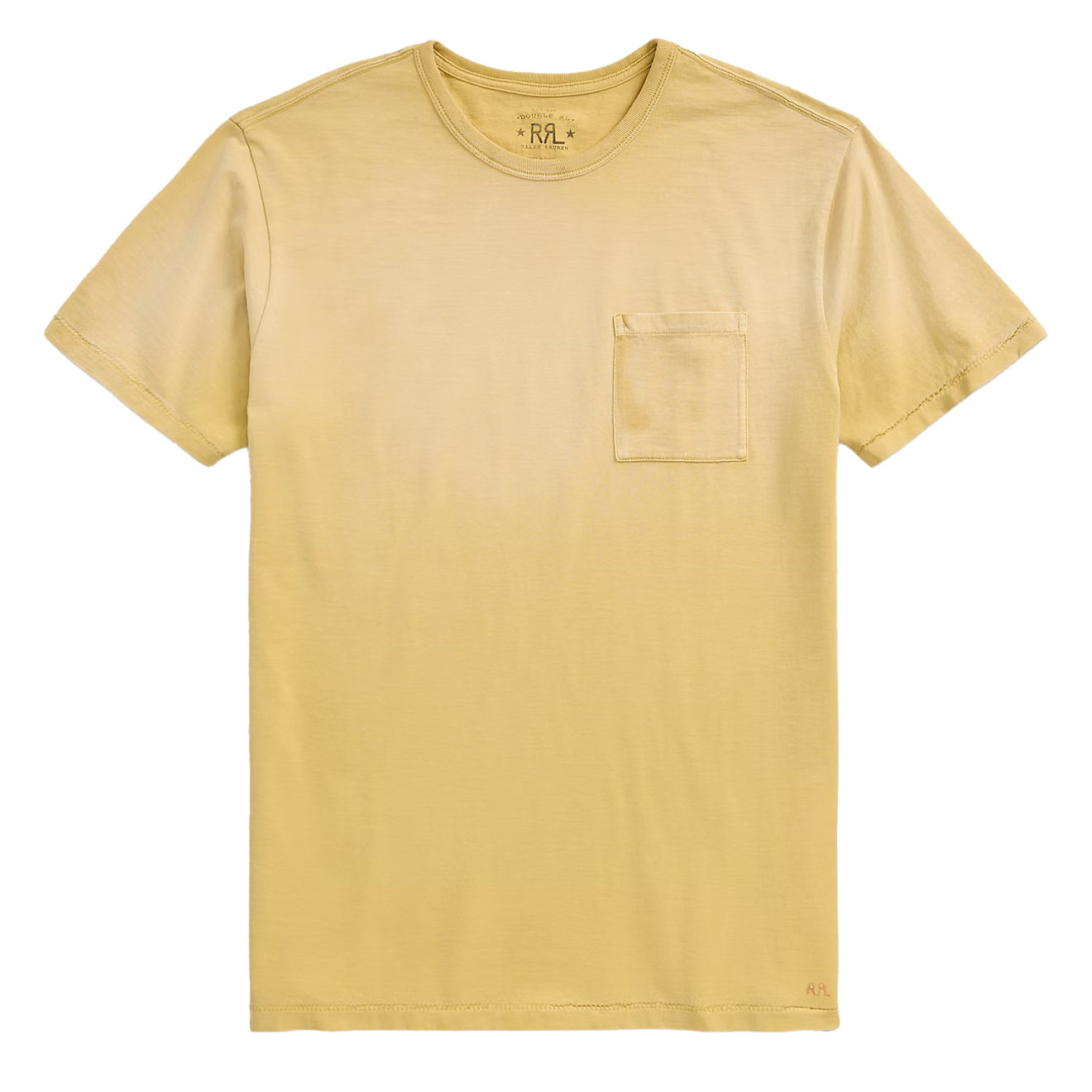 RRL By Ralph Lauren S/S Pocket Tee Short Sleeve T-Shirt Wicket Yellow