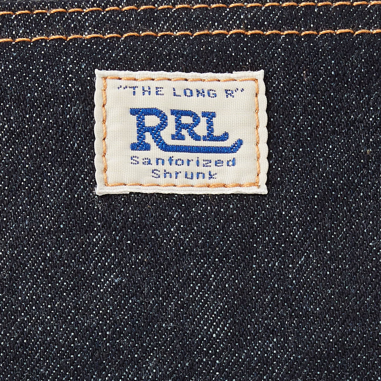 RRL By Ralph Lauren Suede-Trim Denim Pouch Indigo - The Sporting Lodge