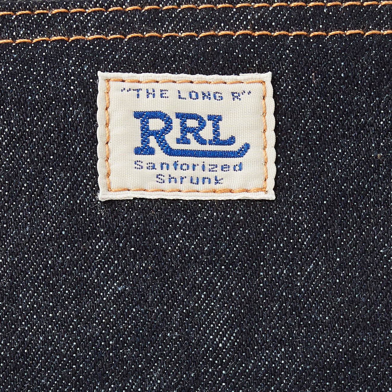 RRL By Ralph Lauren Suede-Trim Denim Pouch Indigo - The Sporting Lodge