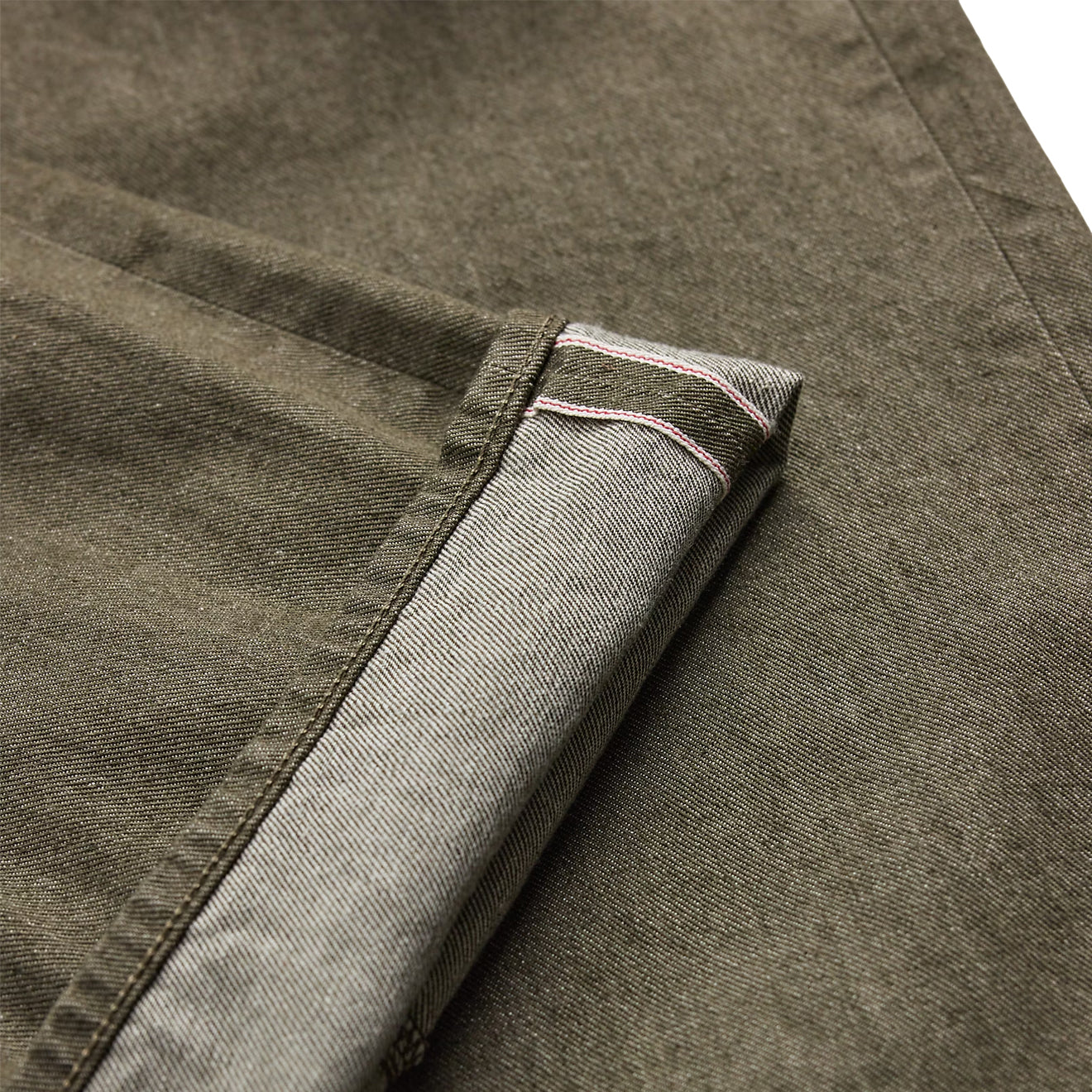 RRL By Ralph Lauren Vintage 5 Pocket Olive Selvedge Jean Olive Rinse