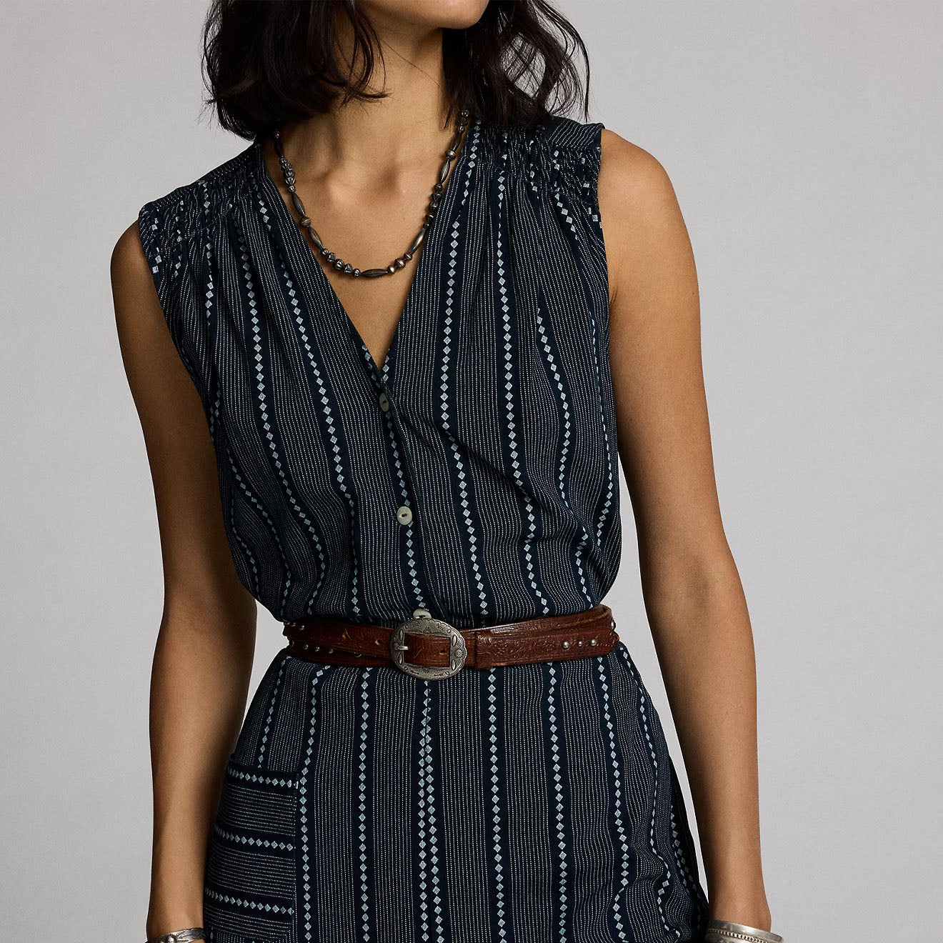 RRL By Ralph Lauren Womens Duncan Jumpsuit Dark Indigo - The Sporting Lodge