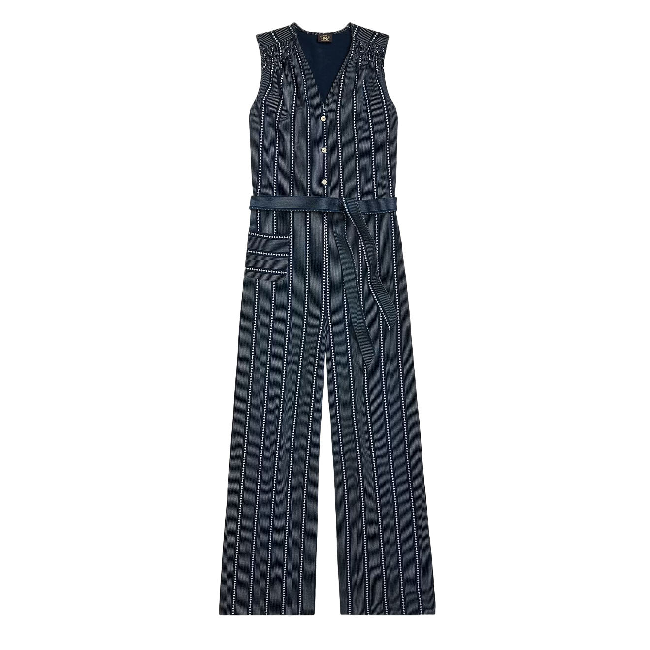 RRL By Ralph Lauren Womens Duncan Jumpsuit Dark Indigo - The Sporting Lodge