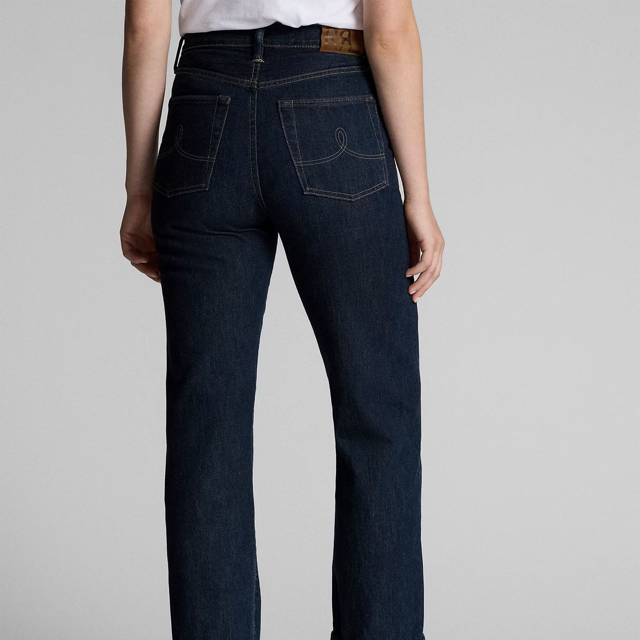 RRL By Ralph Lauren Womens High Boy Fit Jean Rinse - The Sporting Lodge