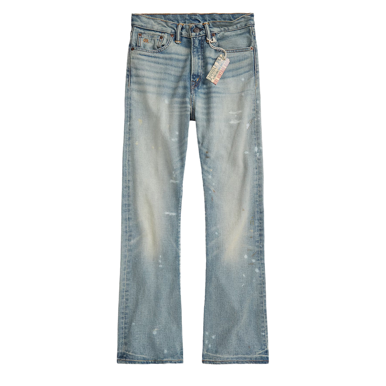 RRL By Ralph Lauren Womens Vintage Boot Leg Stretch Jean Camden Wash