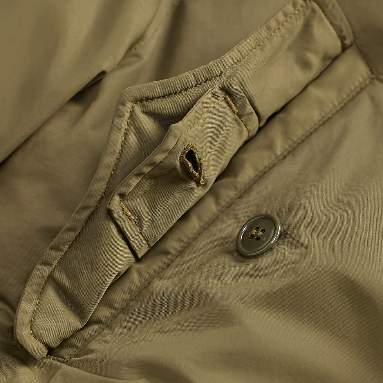 RRL by Ralph Lauren Faux-Fur-Trim Parka Vintage Olive