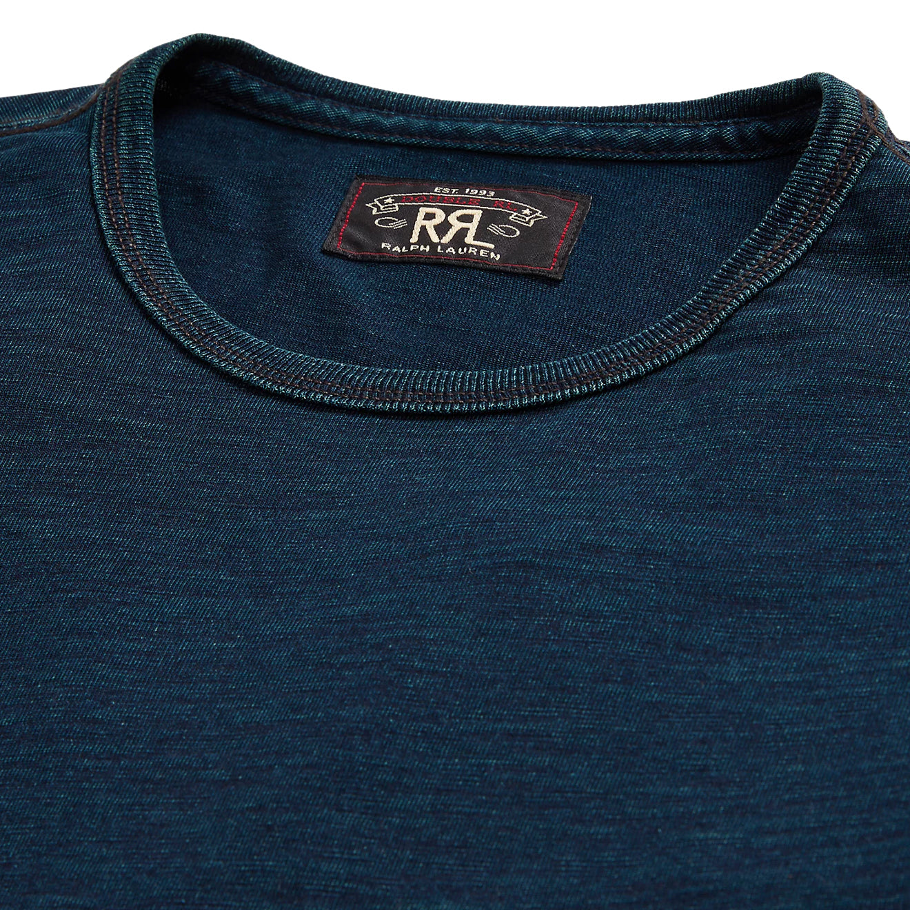 RRL by Ralph Lauren Indigo Jersey Long-Sleeve T-Shirt Indigo - The Sporting Lodge