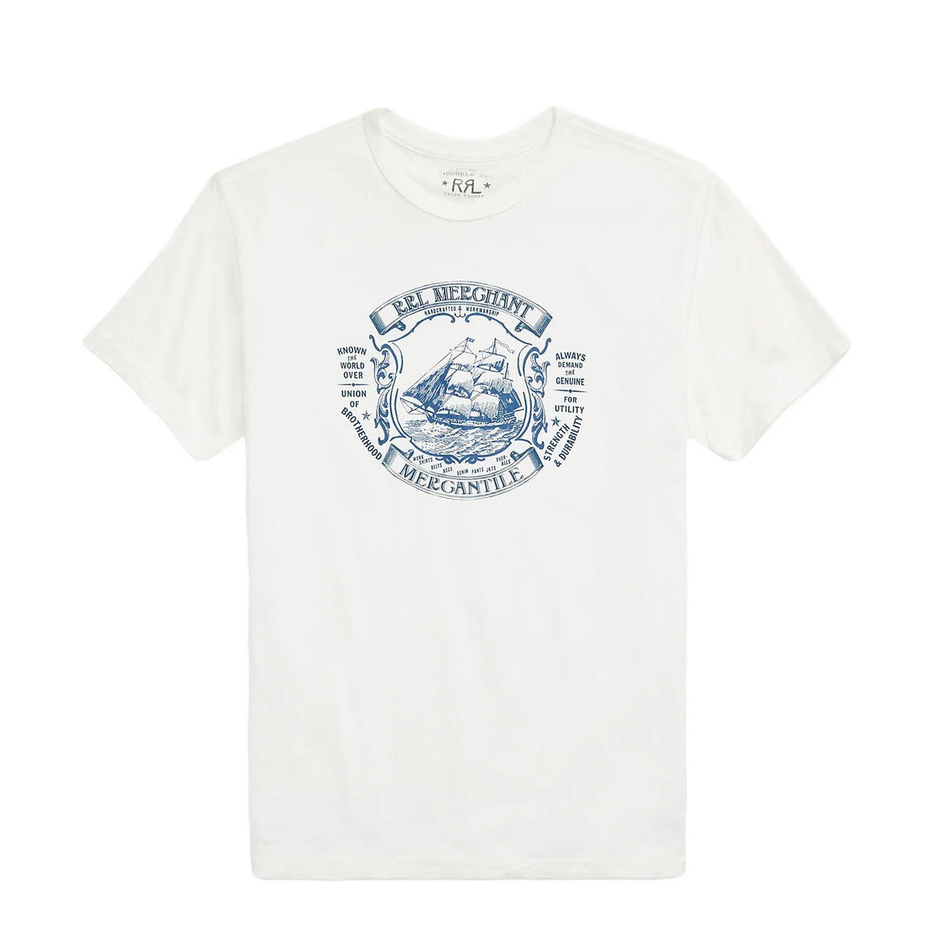 RRL by Ralph Lauren Jersey Graphic T-Shirt Warm White
