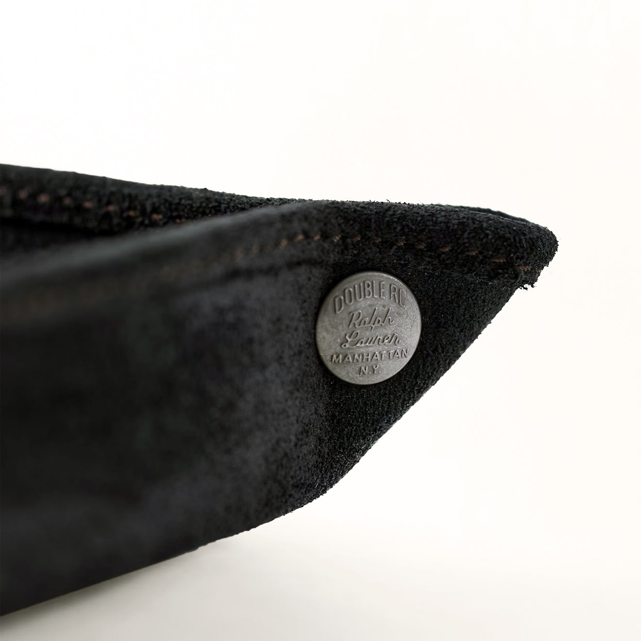 RRL by Ralph Lauren Limited-Edition Suede Valet Tray Ebony