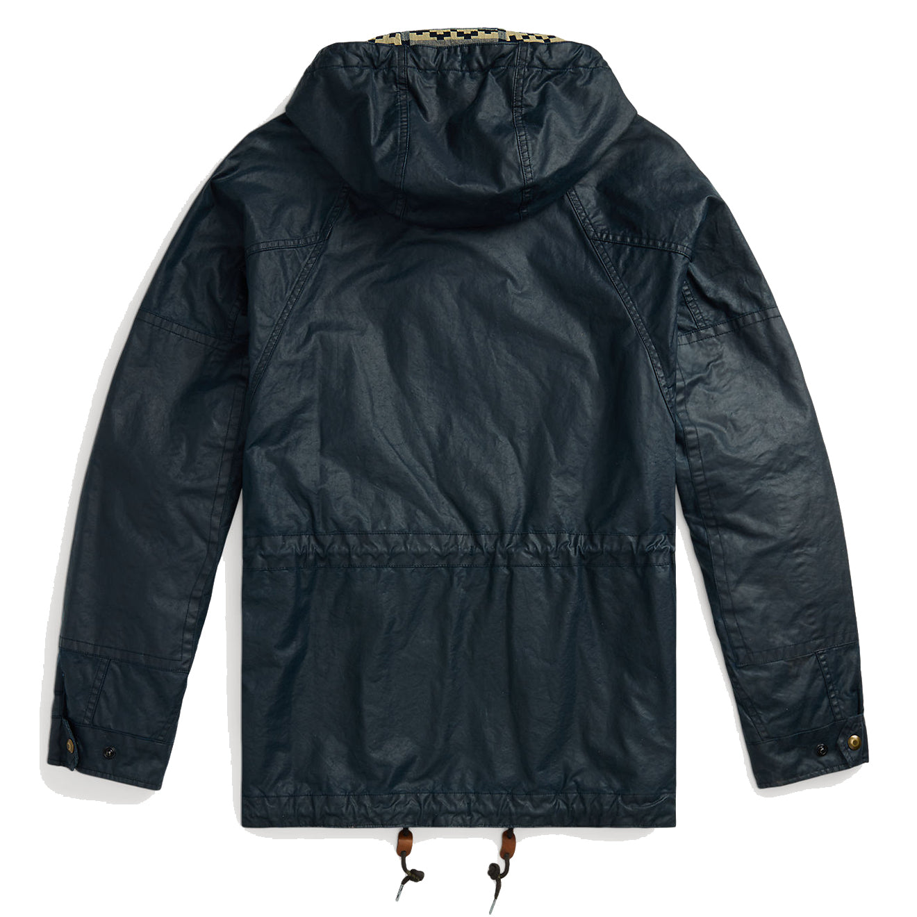 RRL by Ralph Lauren Oilcloth Hooded Jacket Vintage Navy - The Sporting Lodge