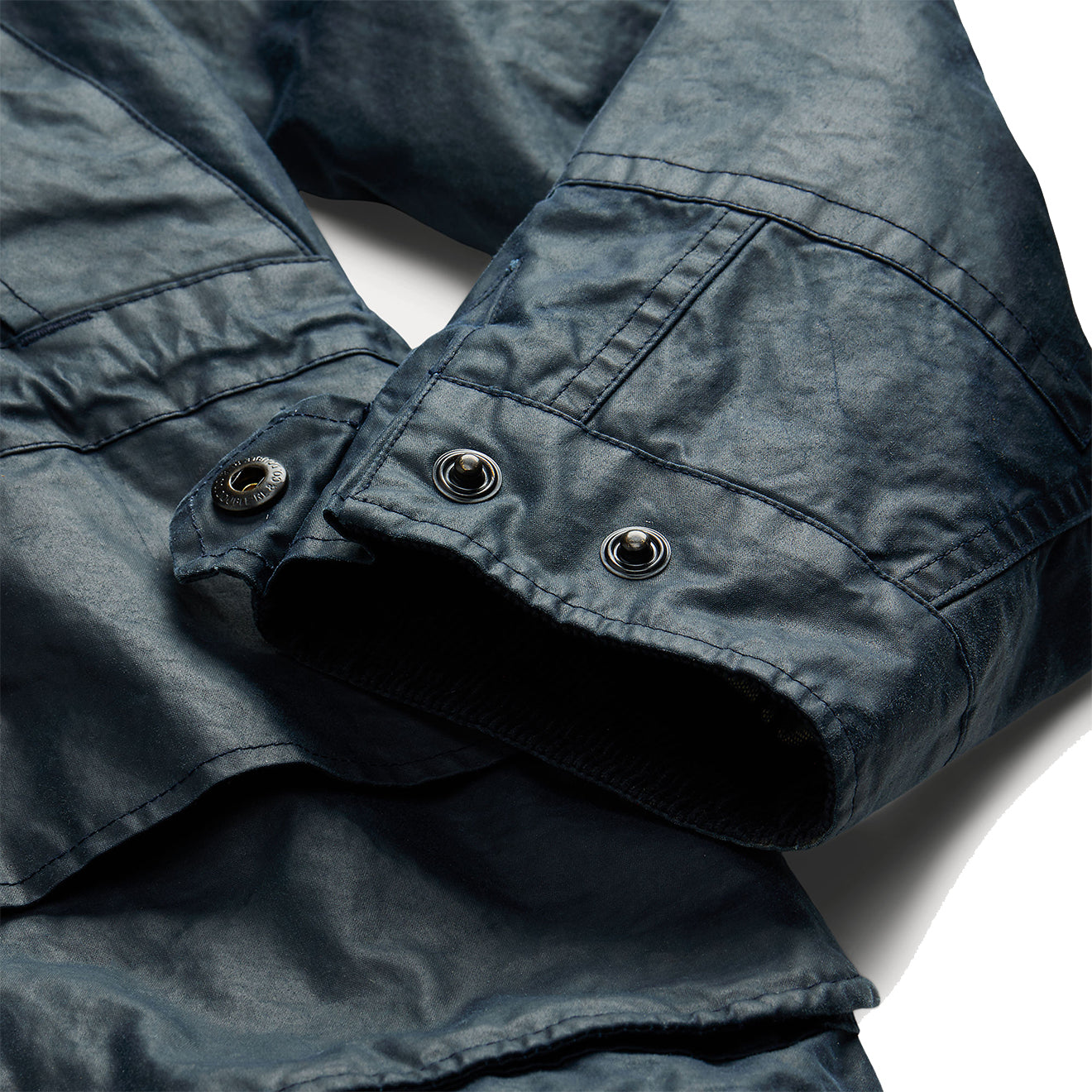 RRL by Ralph Lauren Oilcloth Hooded Jacket Vintage Navy - The Sporting Lodge