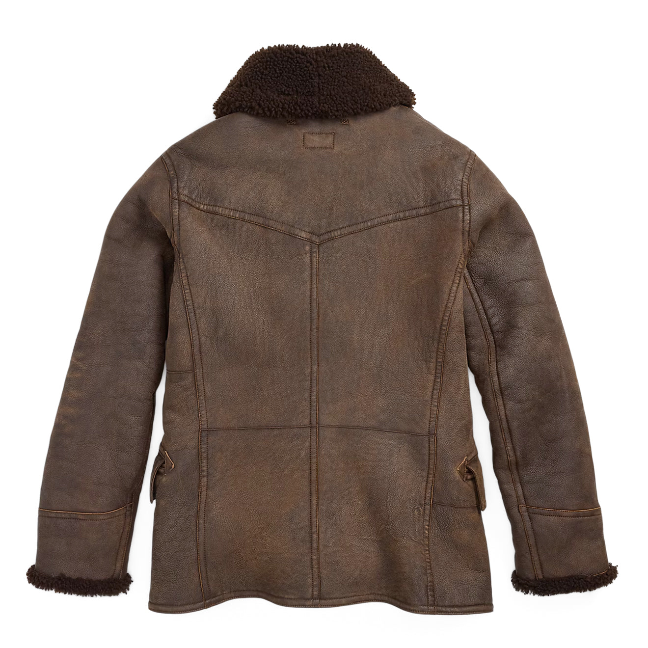 RRL by Ralph Lauren Shearling Coat Vintage Chocolate