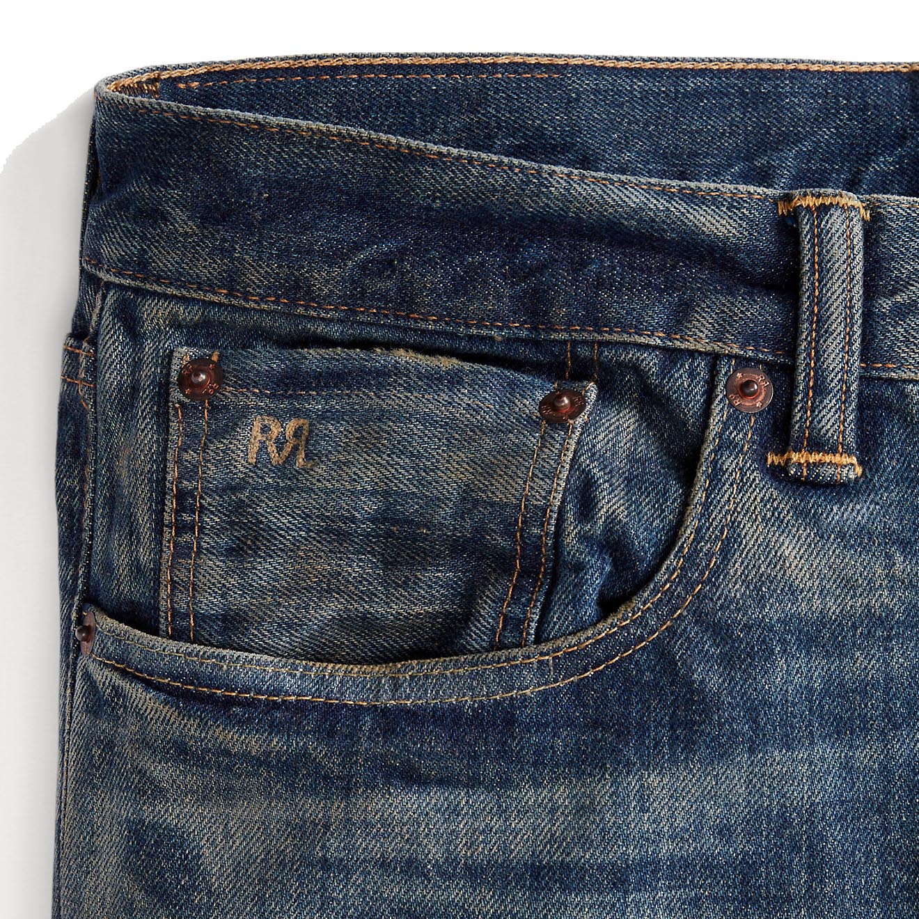 RRL by Ralph Lauren Slim Fit Belgrade Jean Belgrade Wash - The Sporting Lodge