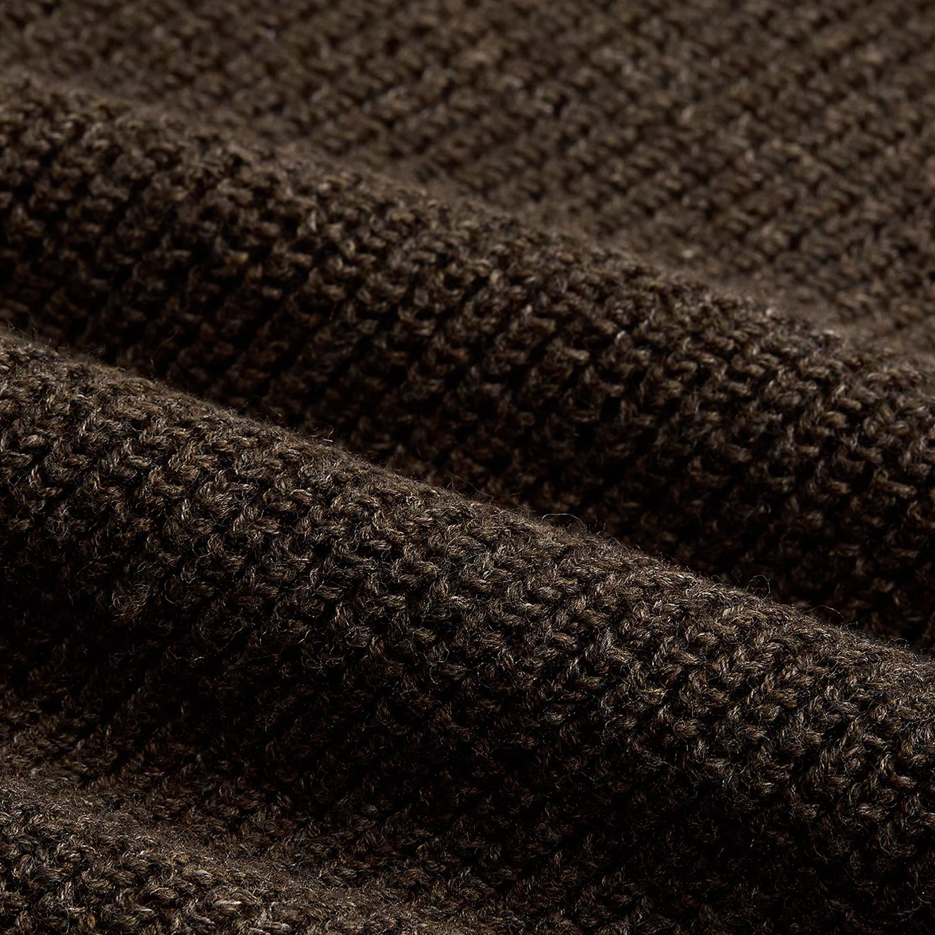 RRL by Ralph Lauren Waffle-Knit Cotton-Wool Jumper Dark Olive Heather - The Sporting Lodge