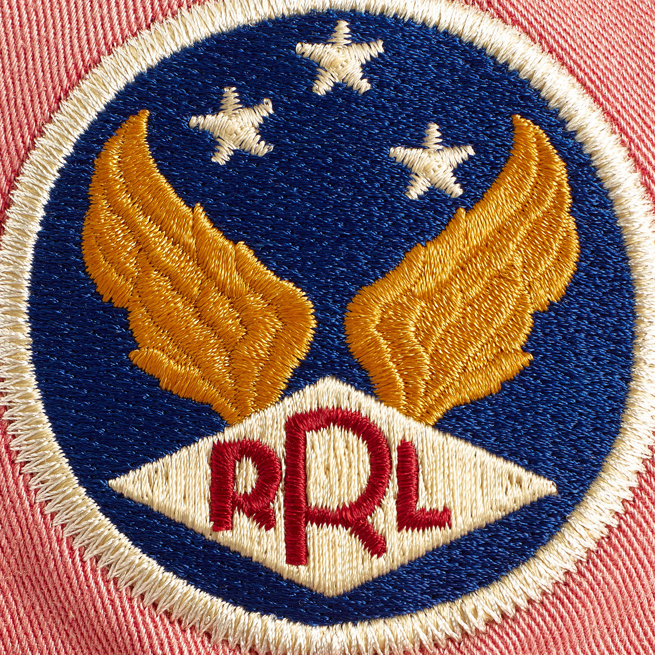 RRL by Ralph Lauren Winged-Logo Baseball Cap Faded Red - The Sporting Lodge