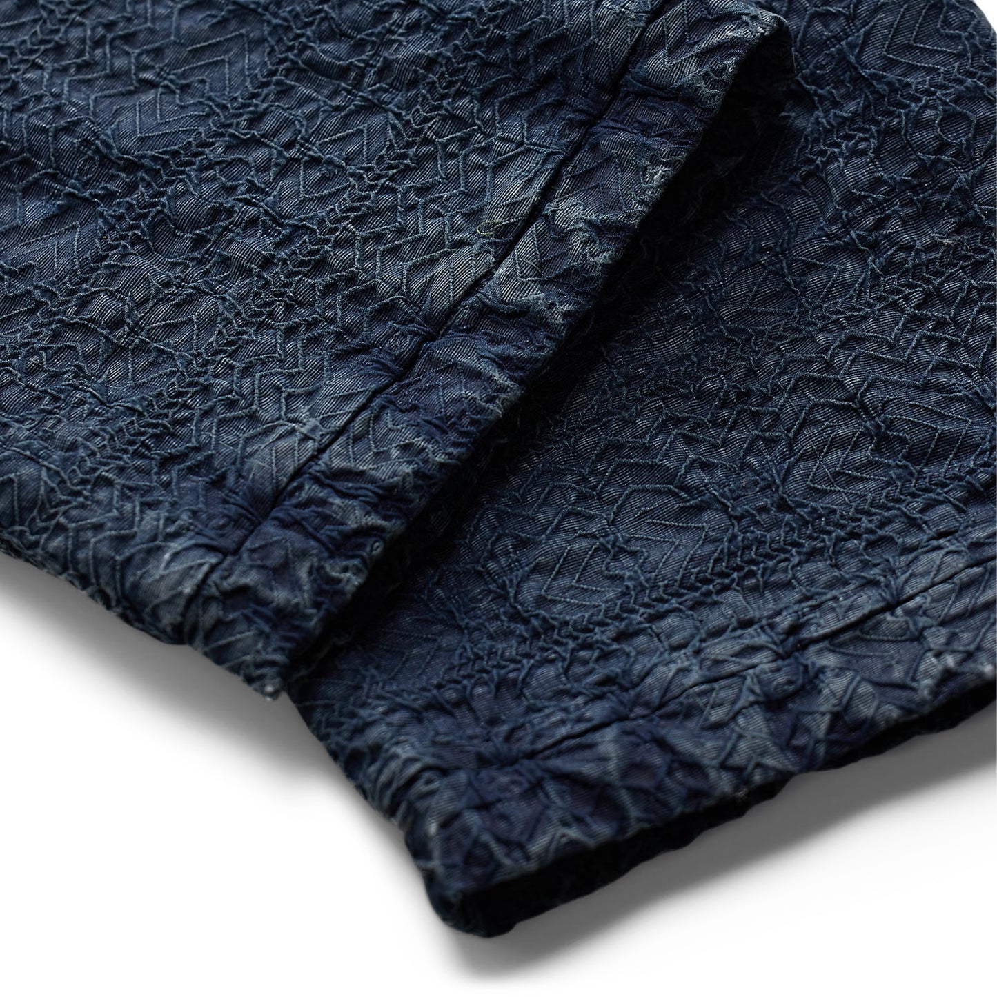 RRL by Ralph Lauren Womens Indigo Jacquard Jumpsuit Dark Indigo
