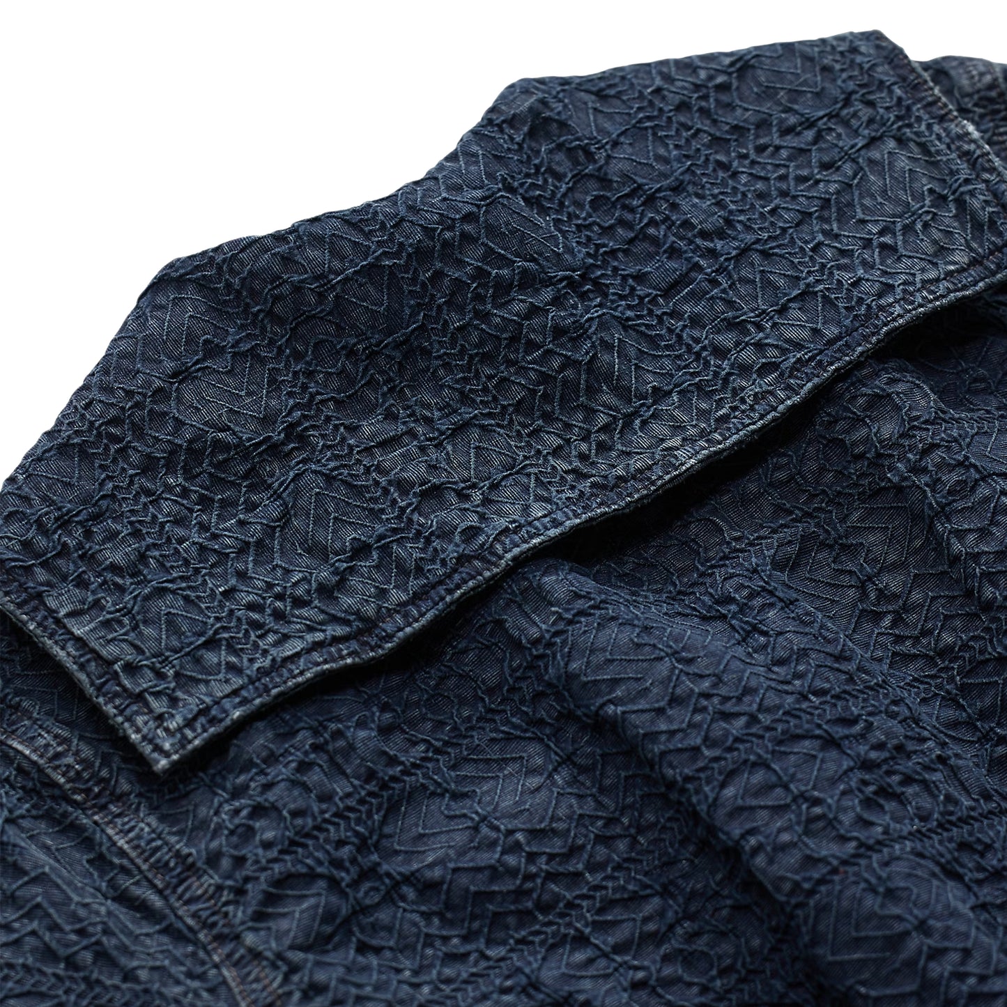 RRL by Ralph Lauren Womens Indigo Jacquard Jumpsuit Dark Indigo