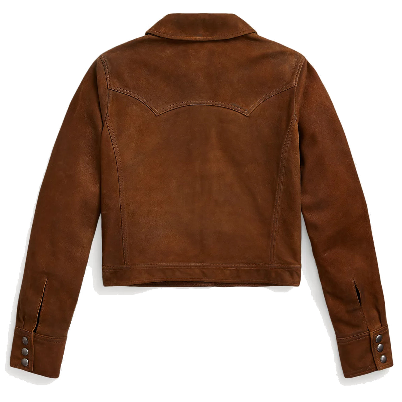 RRL by Ralph Lauren Womens Sheepskin Jacket Medium Brown - The Sporting Lodge