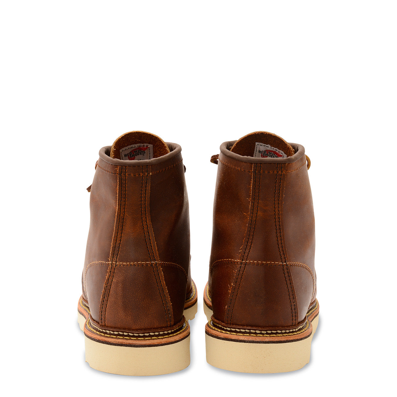 Red Wing Classic 6 Inch Moc Toe Boots Copper Rough and Tough-2