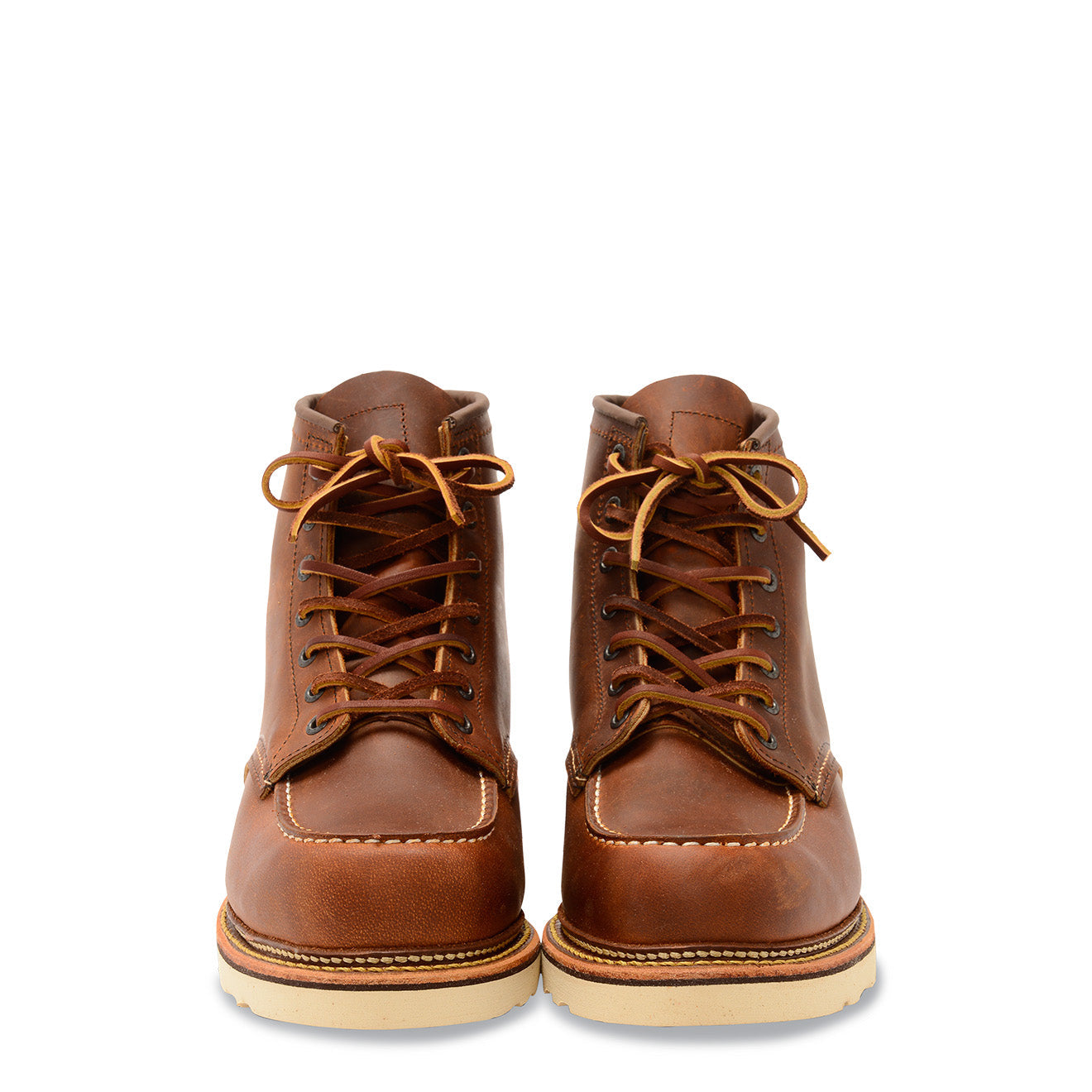 Red Wing Classic 6 Inch Moc Toe Boots Copper Rough and Tough-3