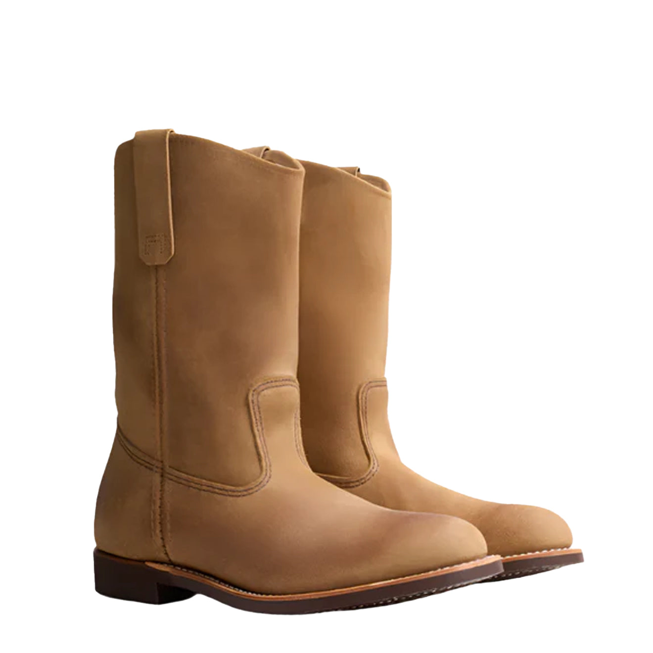 Red Wing 11-Inch Pecos Soft Toe Pull-On Boots Leather Hawthorne Muleskinner