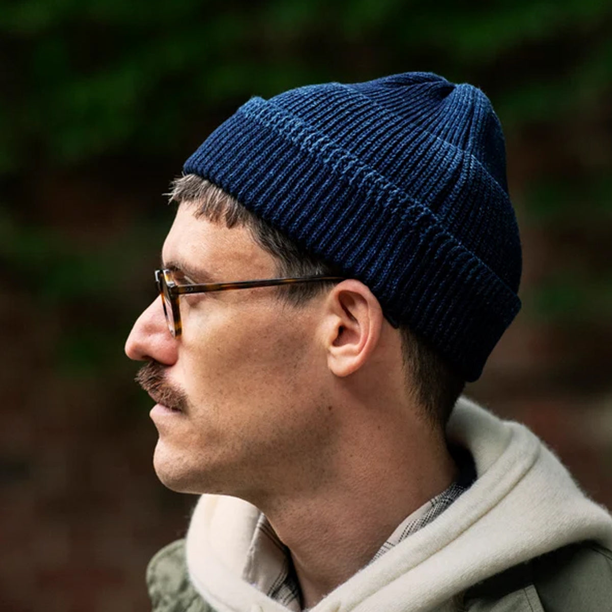 RoToTo Indigo Mil Watch Cap Dark Indigo