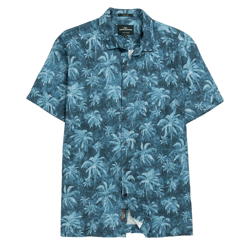 Rodd & Gunn Destiny Bay S/S Shirt Teal - The Sporting Lodge