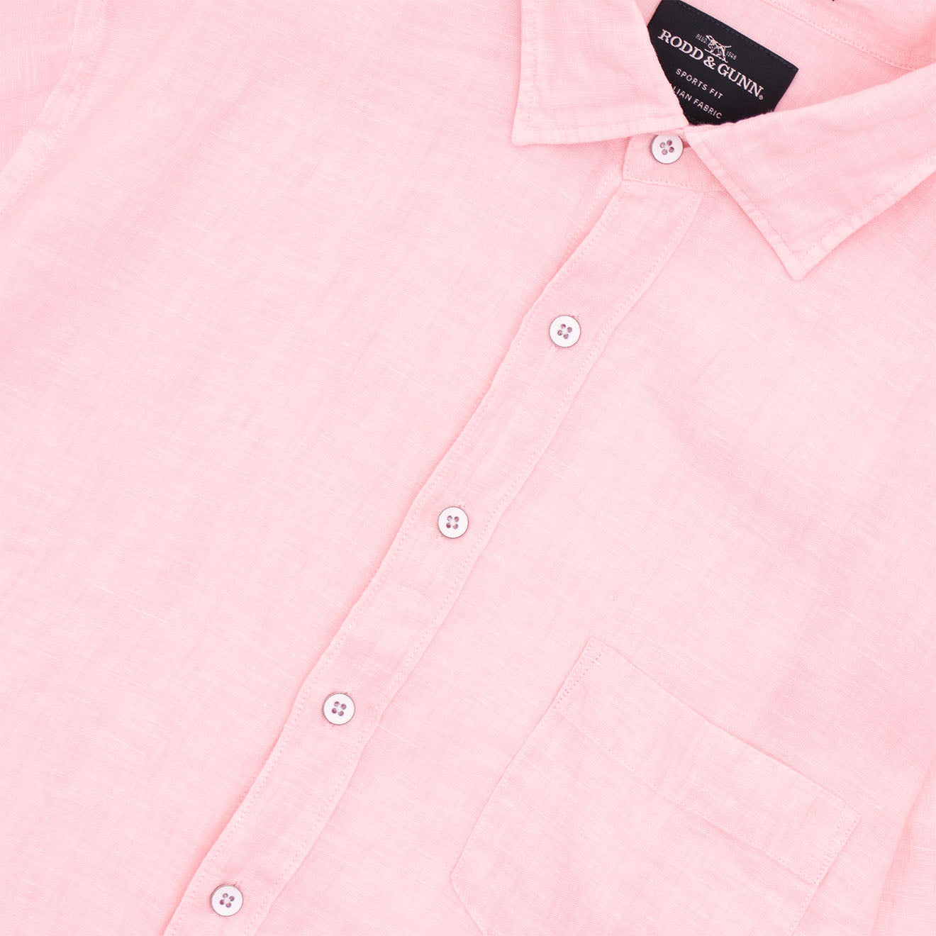 Rodd & Gunn Gunn Coromandel Slim Fit Shirt Rosewater - The Sporting Lodge