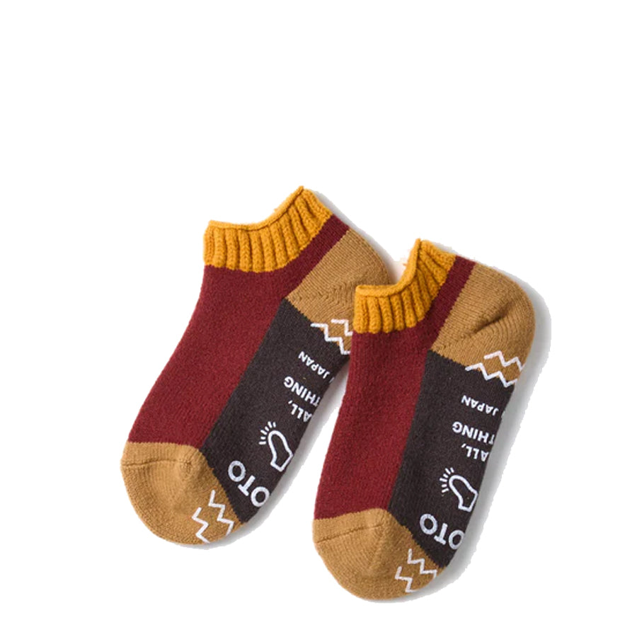 Rototo Pile Sockslipper Gold / Maroon - The Sporting Lodge