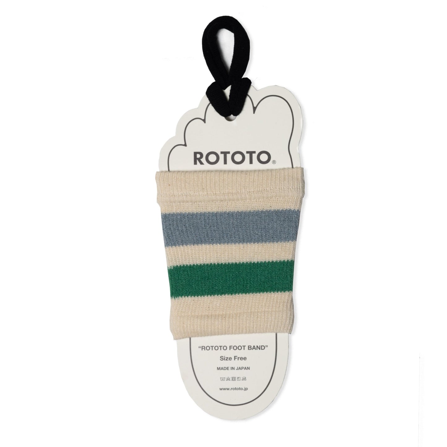 Rototo Sandal Sock Foot Band Green / Light Blue - The Sporting Lodge