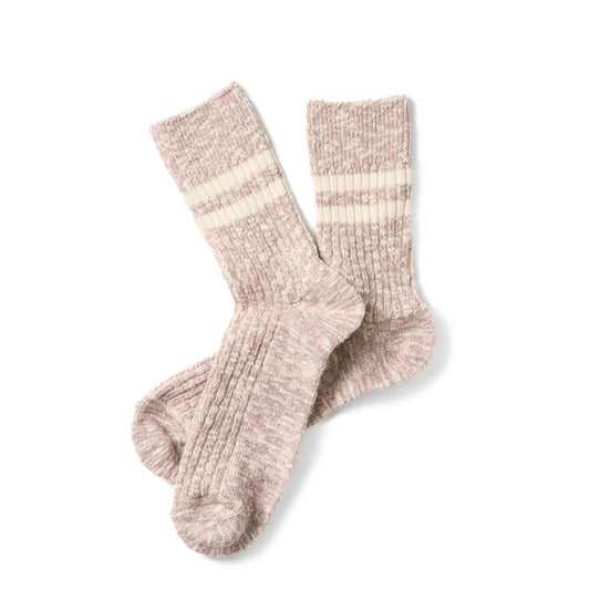 Rototo Womens Marled Sock Smoky Purple - The Sporting Lodge