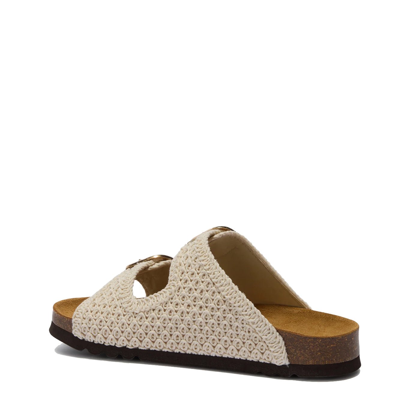 Scholl Womens Noelle Cork Sandals Off White - The Sporting Lodge