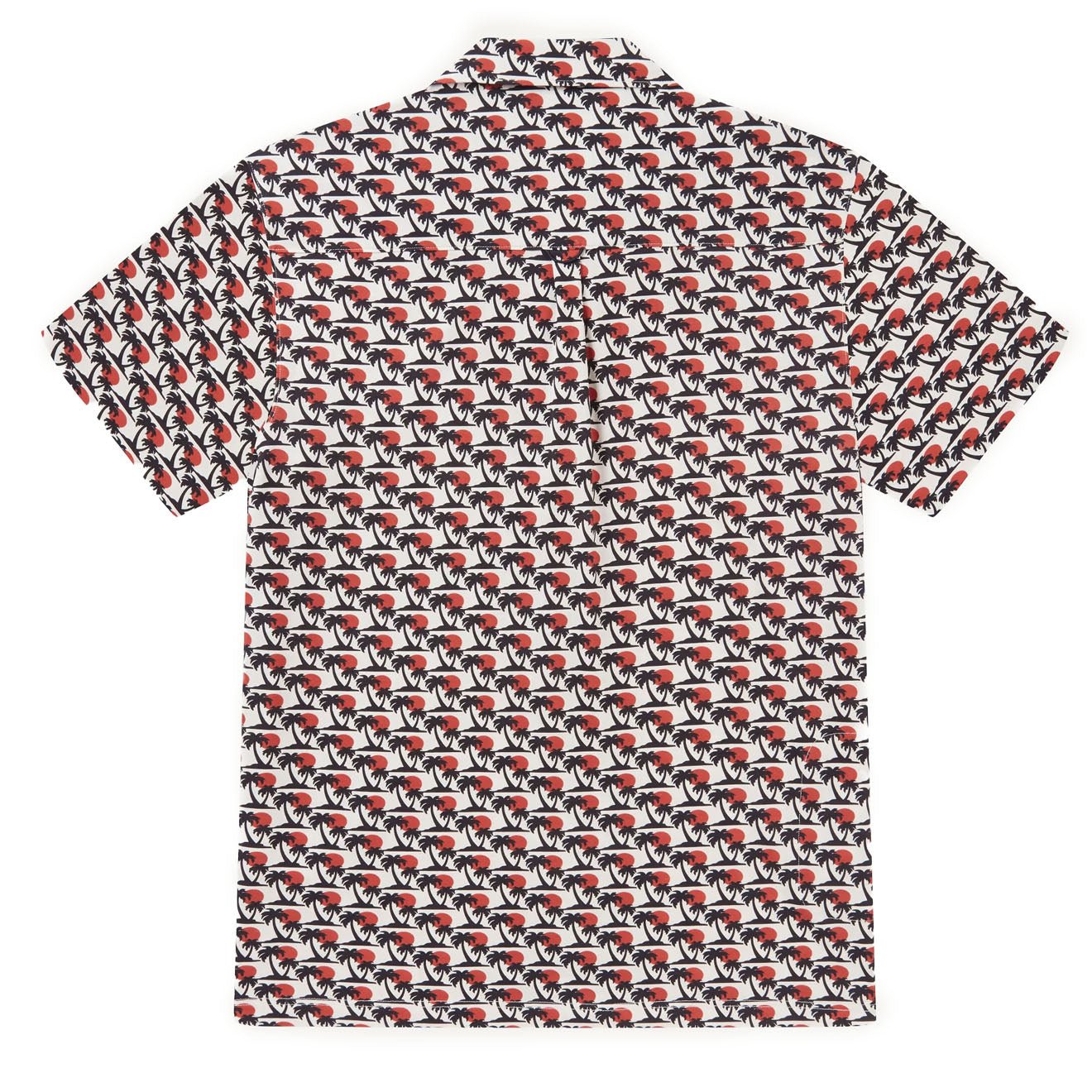 Sealskinz Bexwell UV Protection SS Jersey Palm Print Shirt Navy - The Sporting Lodge
