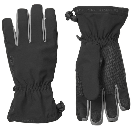 Sealskinz Drayton WP Lightweight Gauntlet Glove Black - The Sporting Lodge