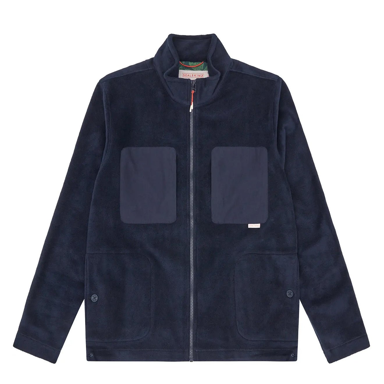 Sealskinz Geldeston Full Zip Fleece Navy - The Sporting Lodge