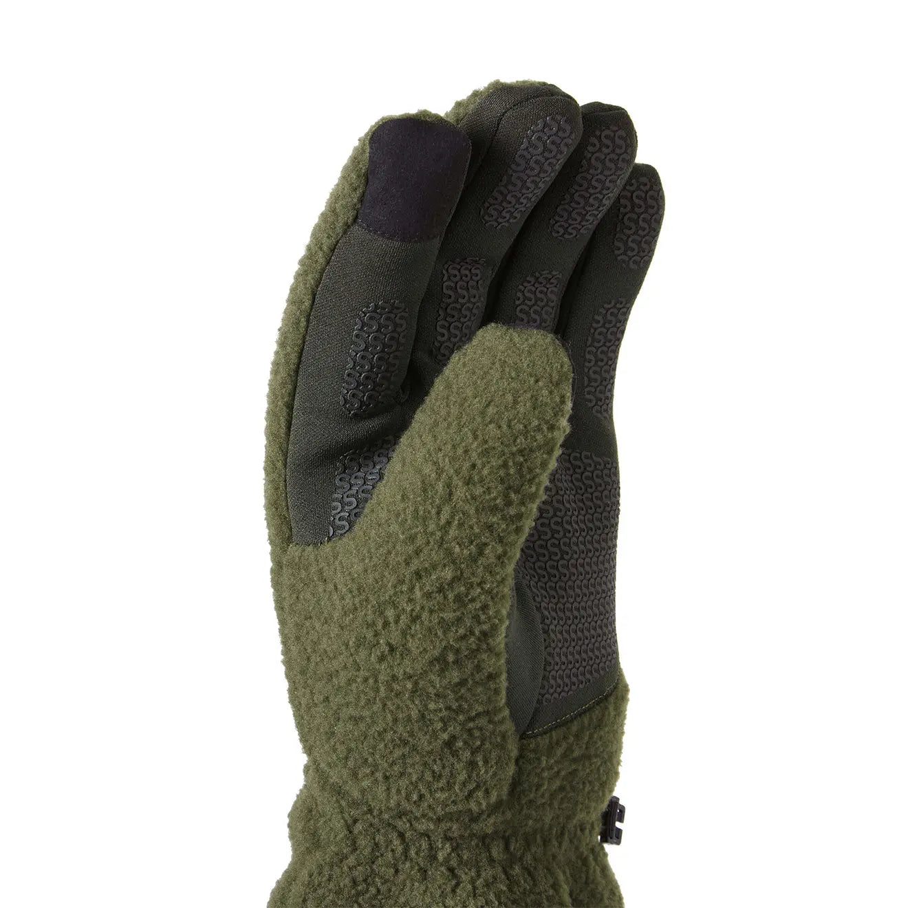 Sealskinz Hoveton WP Sherpa Fleece Glove Olive - The Sporting Lodge