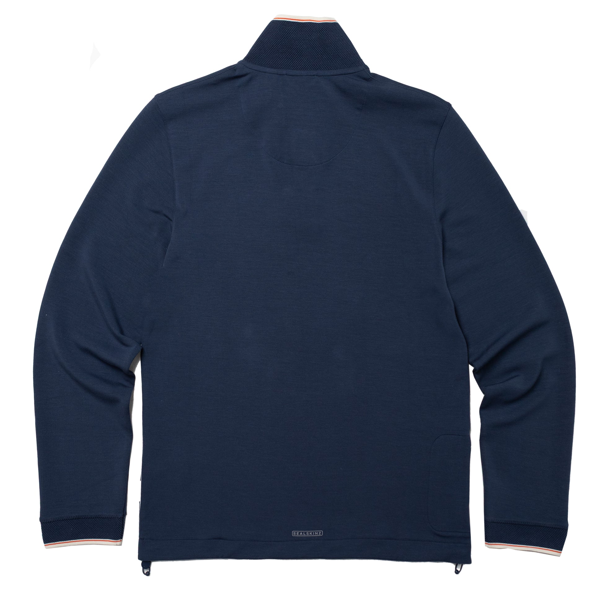 Sealskinz Saxthorpe Funnel Neck 1/2 Button top Navy - The Sporting Lodge