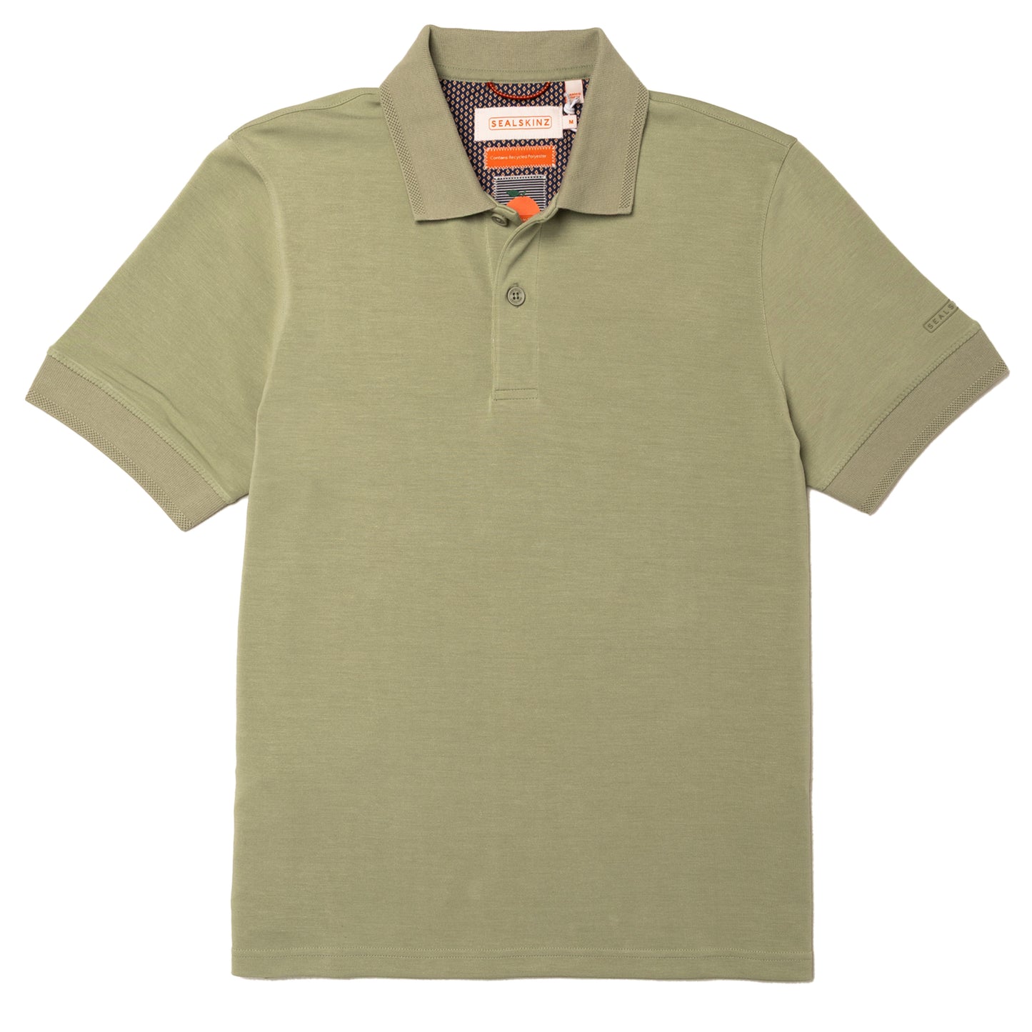 Sealskinz Short Sleeve Toftrees Polo Shirt Olive