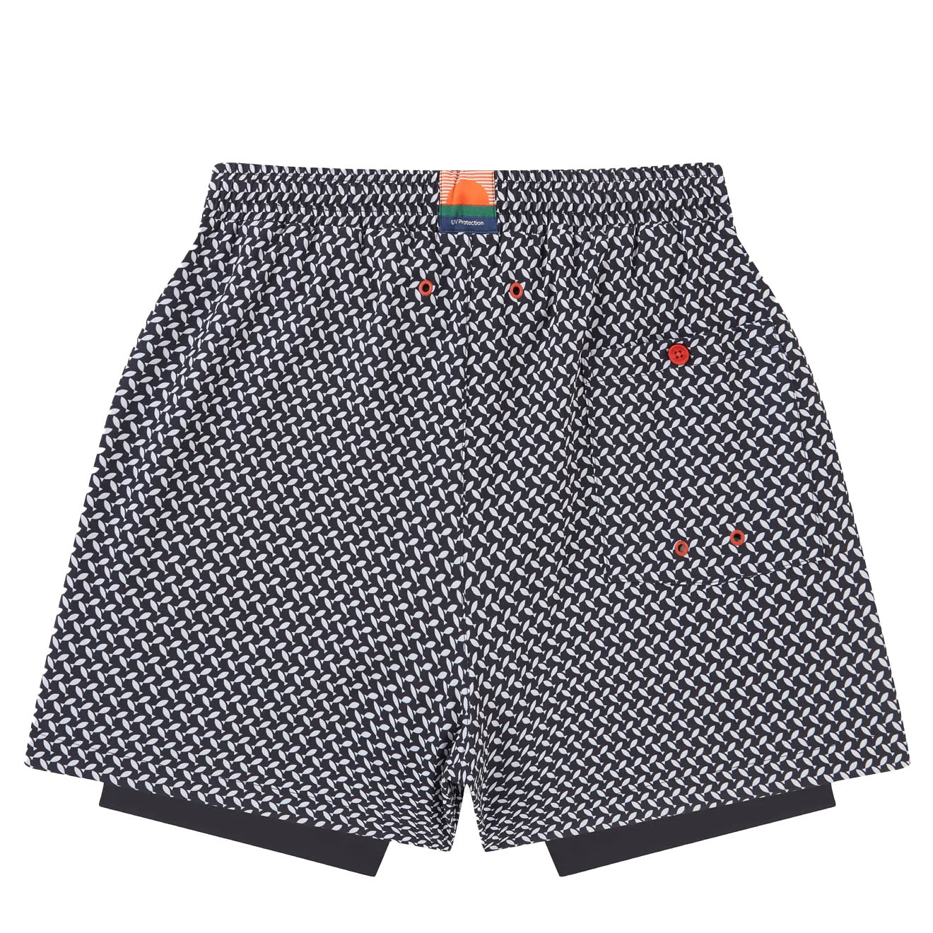 Sealskinz Southwood Quick Dry Fish Print Swim short Navy - The Sporting Lodge