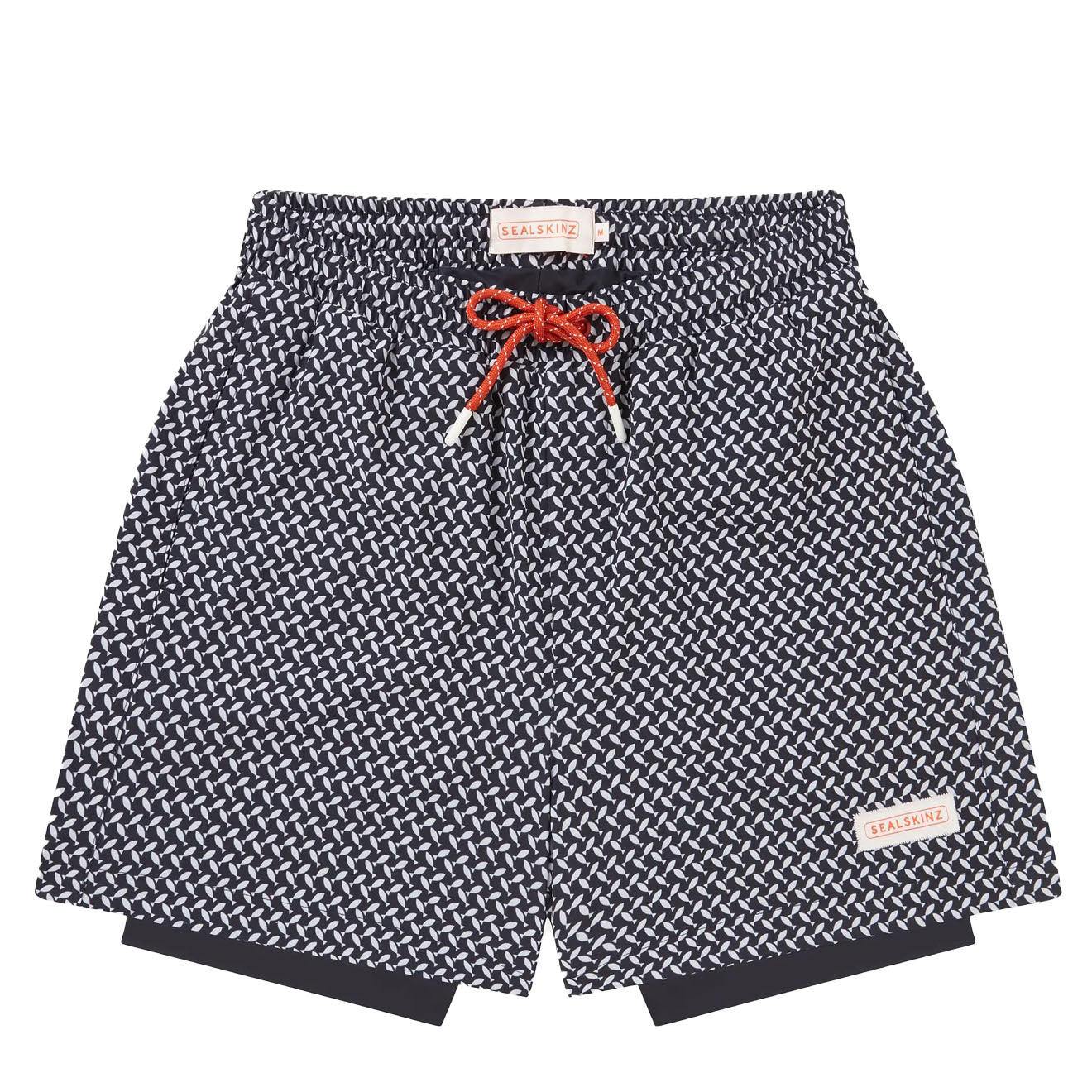 Sealskinz Southwood Quick Dry Fish Print Swim short Navy - The Sporting Lodge