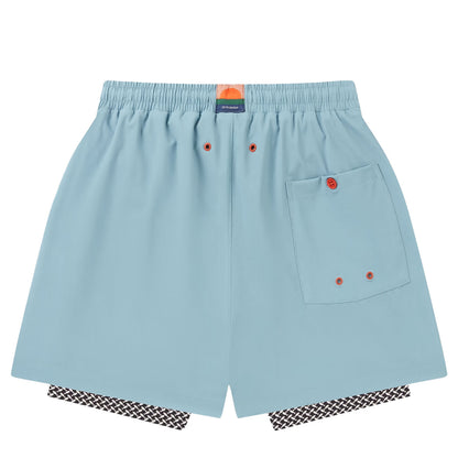 Sealskinz Southwood Quick Dry Plain Swim short Blue - The Sporting Lodge