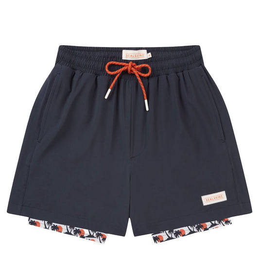 Sealskinz Southwood Quick Dry Plain Swim short Navy - The Sporting Lodge