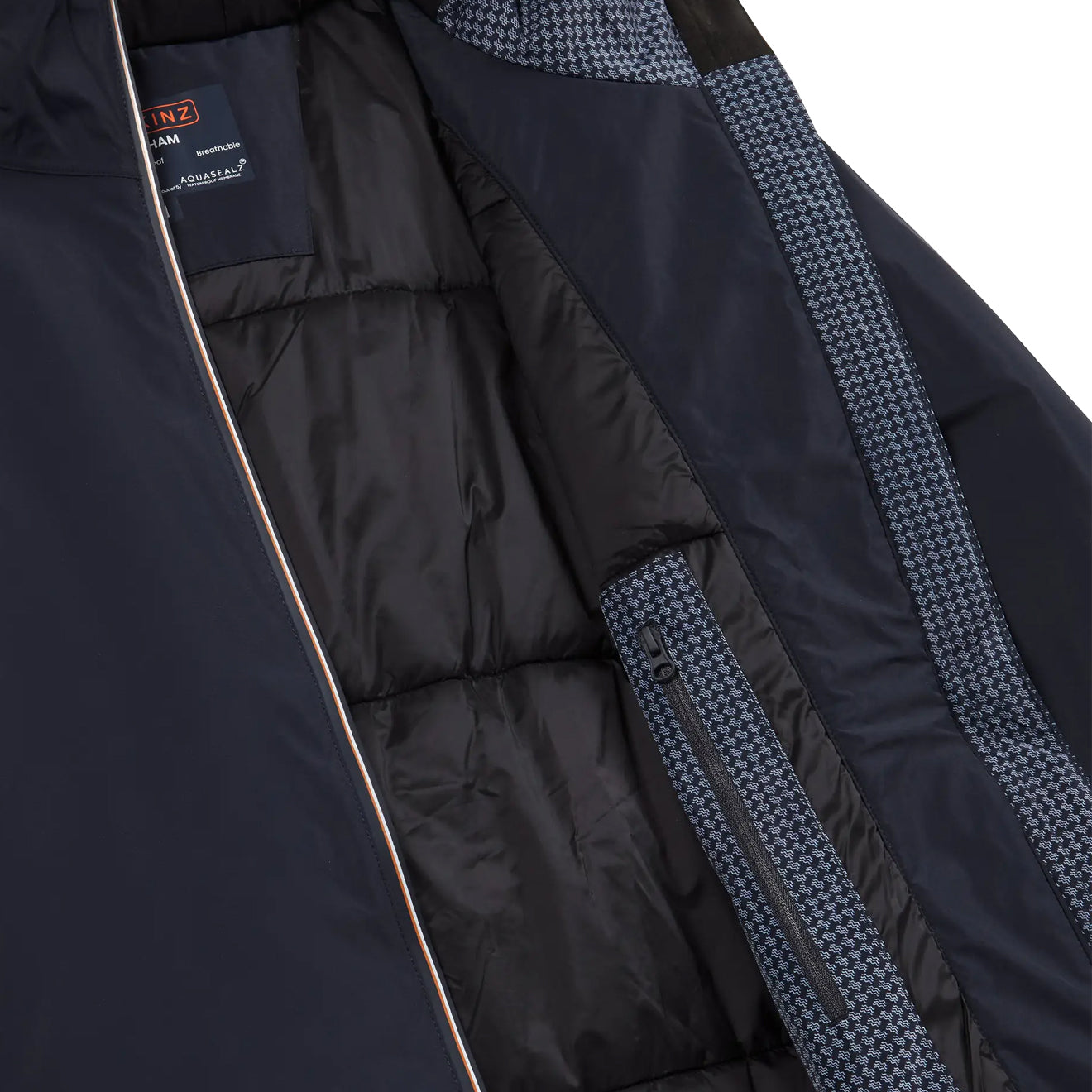 Sealskinz Trimingham Waterproof Puffer Rain Jacket Navy - The Sporting Lodge