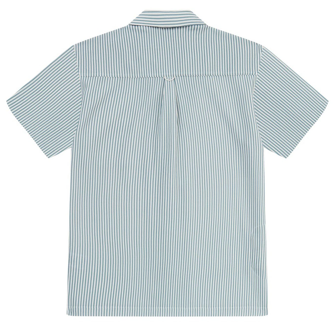 Sealskinz Weeting SS Jacquard Shirt Blue - The Sporting Lodge