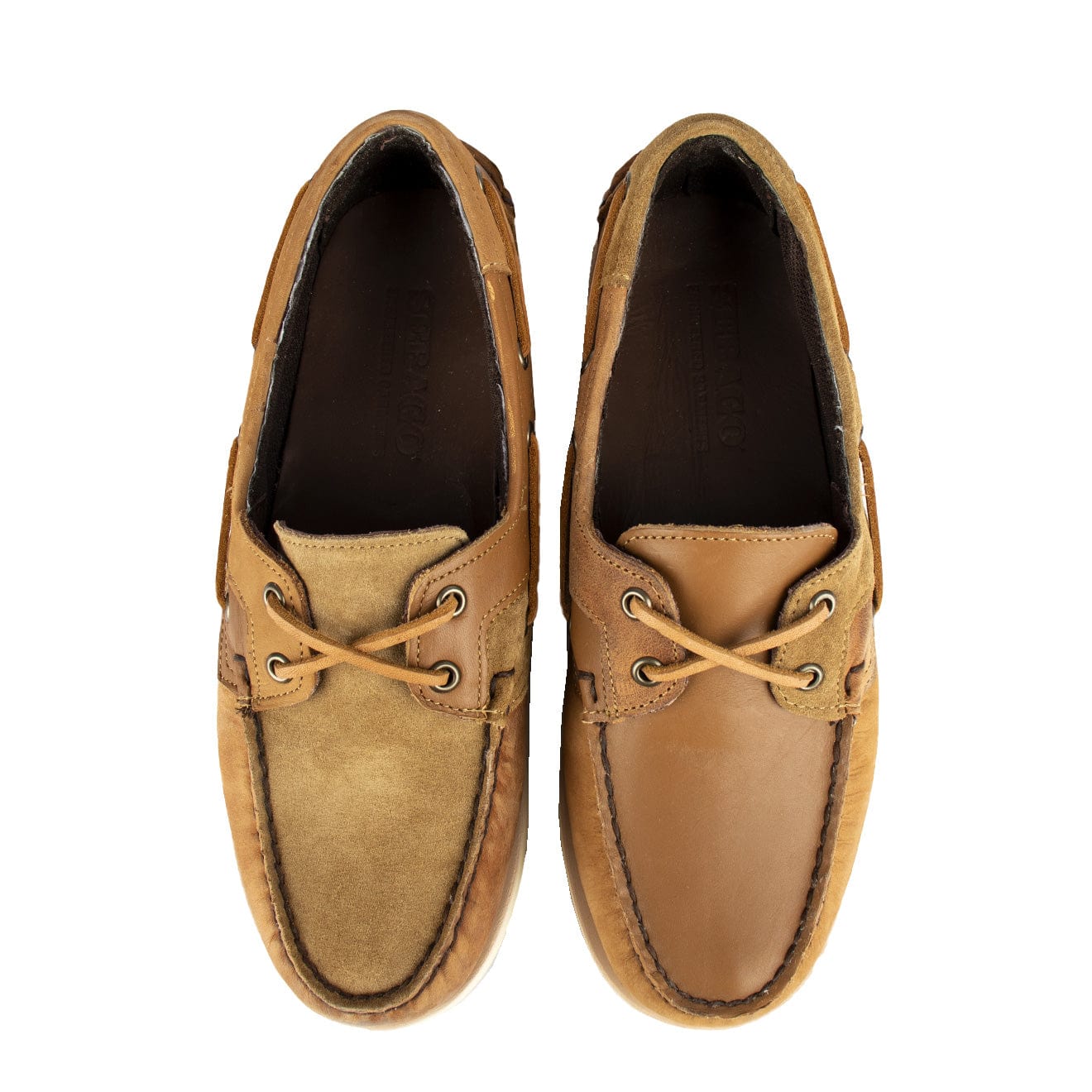 Sebago x Engineered Garments Rossisland Mix Eva Brown Tan - The Sporting Lodge
