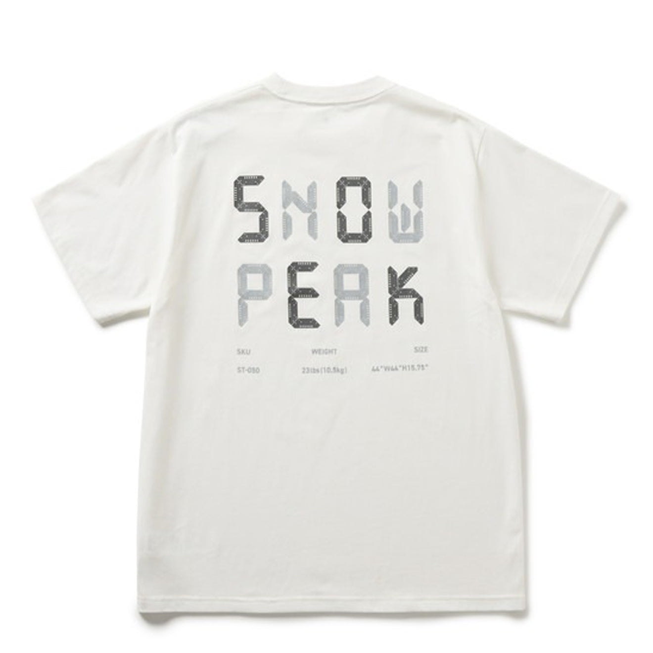 Snow Peak Back Printed Logo T-Shirt Off White
